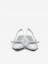 ROBERTO FESTA Slingback pelle con fiocchetto tc 50 Bianco