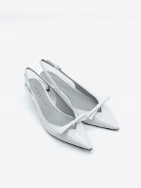 ROBERTO FESTA Slingback pelle con fiocchetto tc 50 Bianco