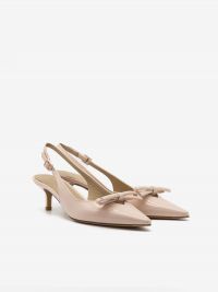 ROBERTO FESTA Slingback pelle con fiocchetto tc 50 Rosa