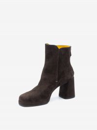 MARA BINI Stivaletto tc 60 plateau camoscio Testa di moro