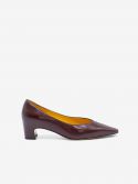 MARA BINI Decollete tc 50 pelle con fibbia Bordeaux