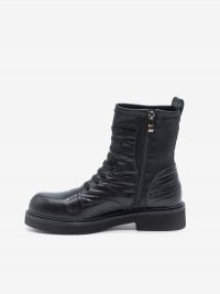 JEANNOT Stivaletto tc 10 pelle + finti lacci Nero