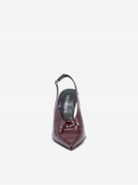 GUGLIELMO ROTTA Slingback tc 9 cm vernice Bordeaux