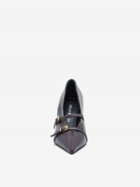 LELLA BALDI Decollete pelle con fibbie tc 70 Bordeaux