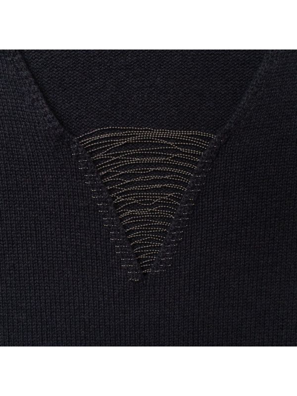 PESERICO Maglione scollo a "V" Grigio