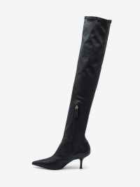 LELLA BALDI Stivale tc 70 nappa stretch Nero