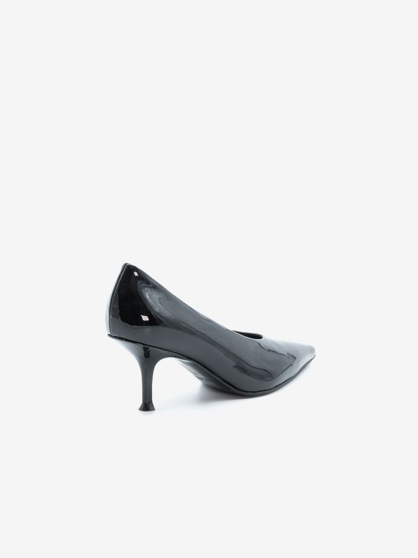 LELLA BALDI Decollete vernice tc 70 Nero