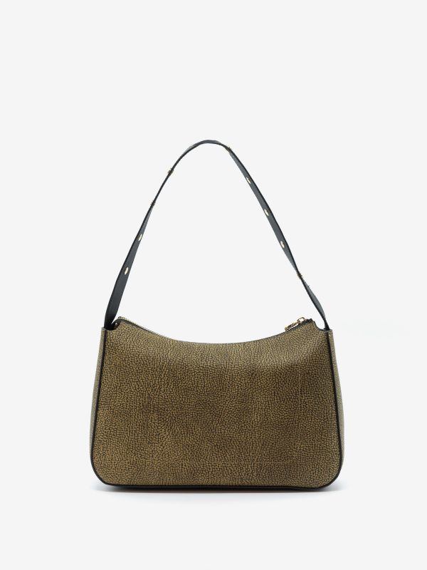 BORBONESE Borsa hobo graffiti classico 