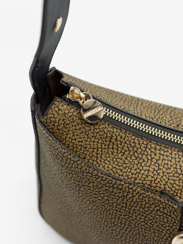 BORBONESE Borsa hobo graffiti classico 