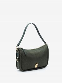 BORBONESE Borsa hobo un manico media tessuto Verde