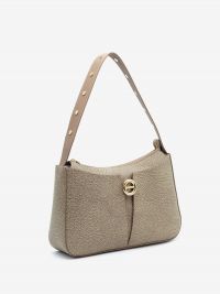BORBONESE Borsa hobo graffiti media taupe 