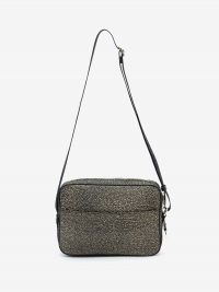 BORBONESE Camera case a tracolla tessuto classico 