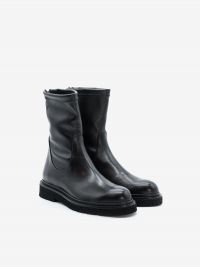 GUGLIELMO ROTTA Beatles pelle elasticizzata Nero