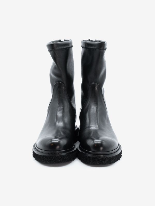 GUGLIELMO ROTTA Beatles pelle elasticizzata Nero