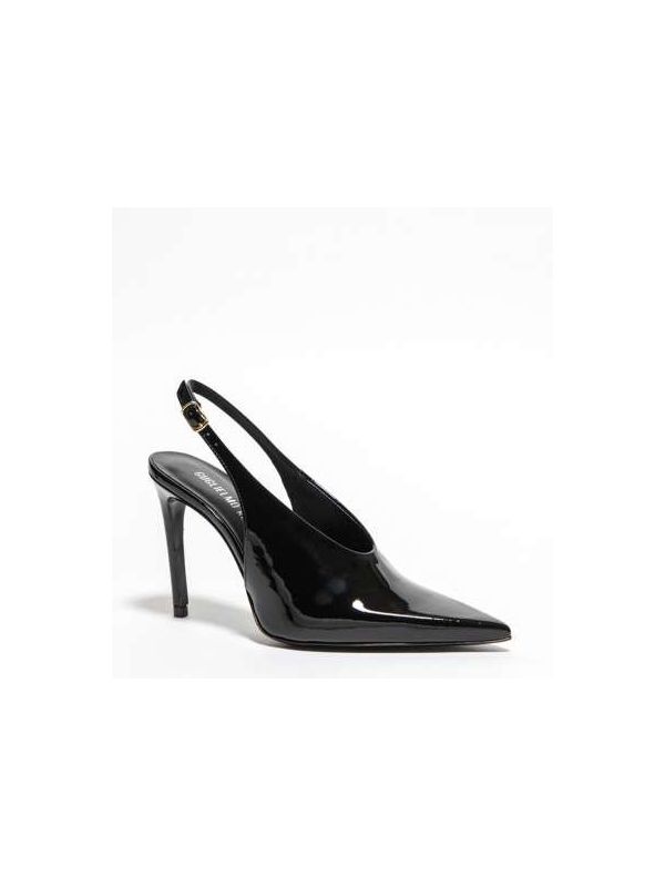 GUGLIELMO ROTTA Slingback tc 90 vernice Nero