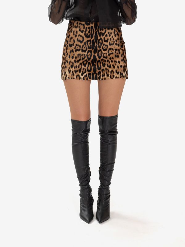 P.A.R.O.S.H. Mini gonna cavallino maculato 