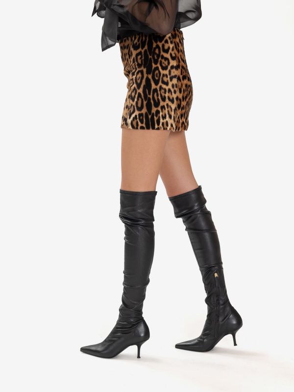 P.A.R.O.S.H. Mini gonna cavallino maculato 