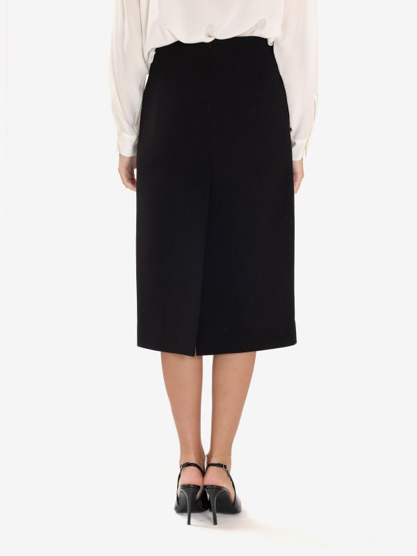 P.A.R.O.S.H. Tubino crèpe gonna Nero