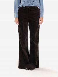 P.A.R.O.S.H. Pantalone velluto palazzo Marrone