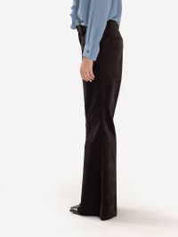 P.A.R.O.S.H. Pantalone velluto palazzo Marrone