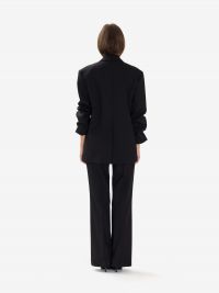 P.A.R.O.S.H. Pantalone palazzo frescolana Nero