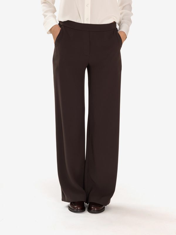 P.A.R.O.S.H. Pantalone palazzo cady Testa di moro