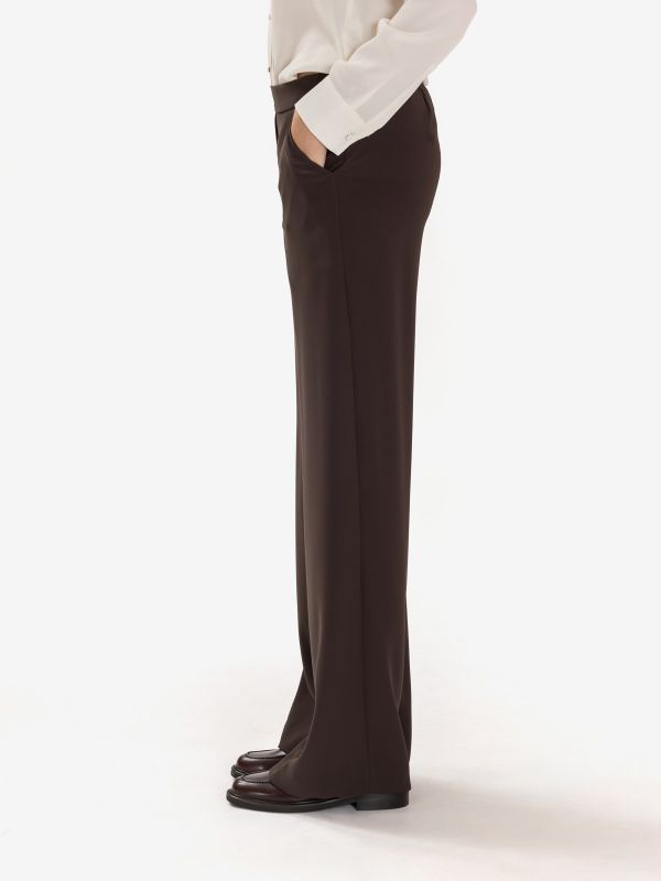 P.A.R.O.S.H. Pantalone palazzo cady Testa di moro