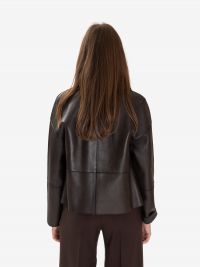 P.A.R.O.S.H. Giacca corta pelle Testa di moro