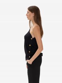 ERIKA CAVALLINI Maglione monospalla Nero