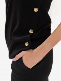 ERIKA CAVALLINI Maglione monospalla Nero