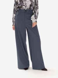 ERIKA CAVALLINI Pantalone palazzo frescolana Grigio