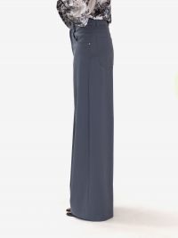 ERIKA CAVALLINI Pantalone palazzo frescolana Grigio