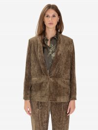 MOMONI' Blazer velluto a coste Verde