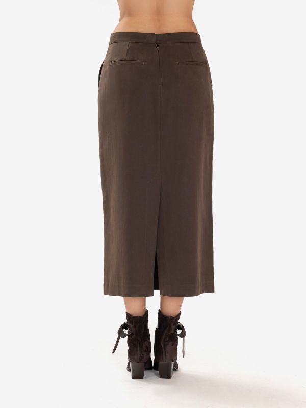 MOMONI' Gonna tubino Testa di moro