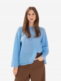 FORTE FORTE Maglione over mohair Celeste