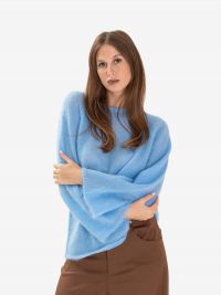 FORTE FORTE Maglione over mohair Celeste