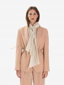 P.A.R.O.S.H. Blazer frescolana oversize con bottoni oro Testa di moro