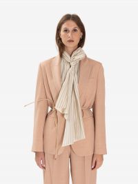 FORTE FORTE Blazer misto lana con cintura Rosa