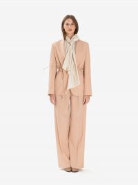 FORTE FORTE Blazer misto lana con cintura Rosa