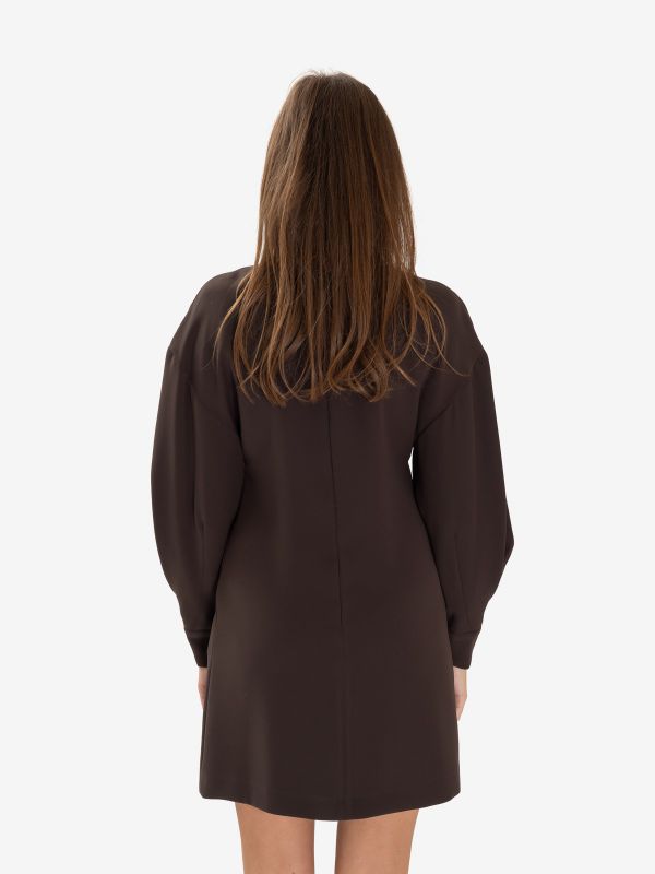 P.A.R.O.S.H. Abito corto m/l cady Testa di moro