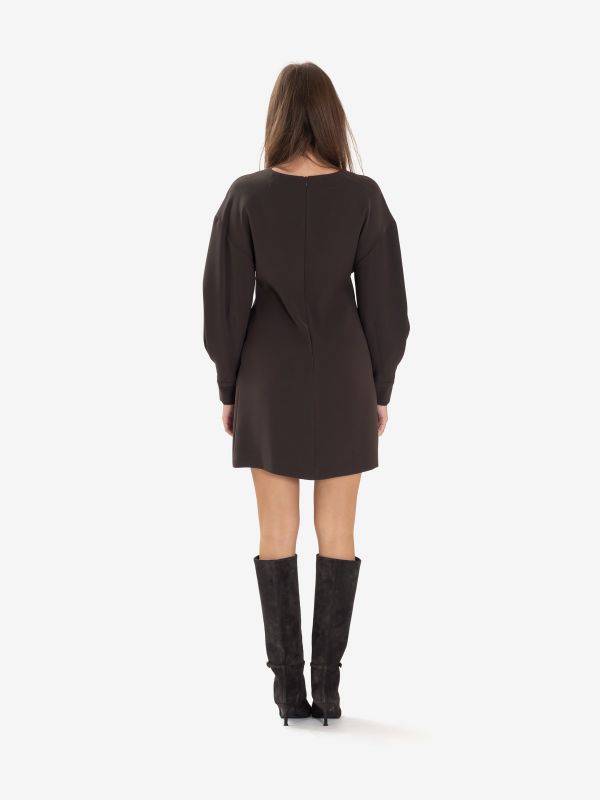 P.A.R.O.S.H. Abito corto m/l cady Testa di moro