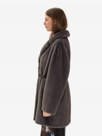 P.A.R.O.S.H. Ecopelliccia corta + cinta Grigio