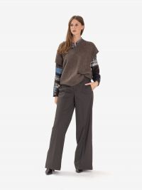 P.A.R.O.S.H. Gilet smanicato lana Castagna