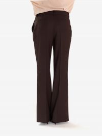 P.A.R.O.S.H. Pantalone a zampa frescolana Testa di moro