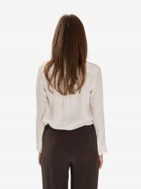 MOMONI' Camicia m/l seta Panna