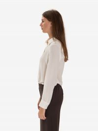 MOMONI' Camicia m/l seta Panna