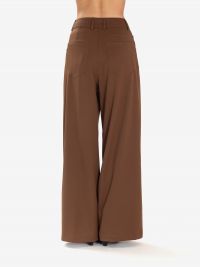 ERIKA CAVALLINI Pantalone palazzo frescolana Marrone
