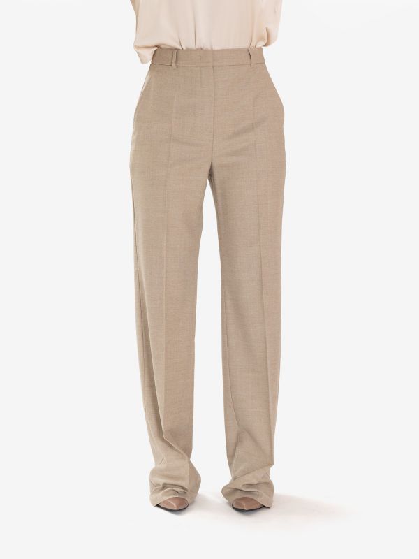 MAX MARA STUDIO Pantalone palazzo frescolana Beige