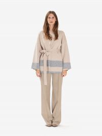 MAX MARA STUDIO Pantalone palazzo frescolana Beige