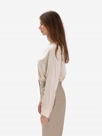 MAX MARA STUDIO Blusa m/l seta Avorio